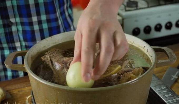 Бешбармак из говядины с картошкой