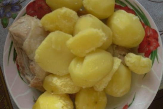 Бешбармак из курицы с картошкой