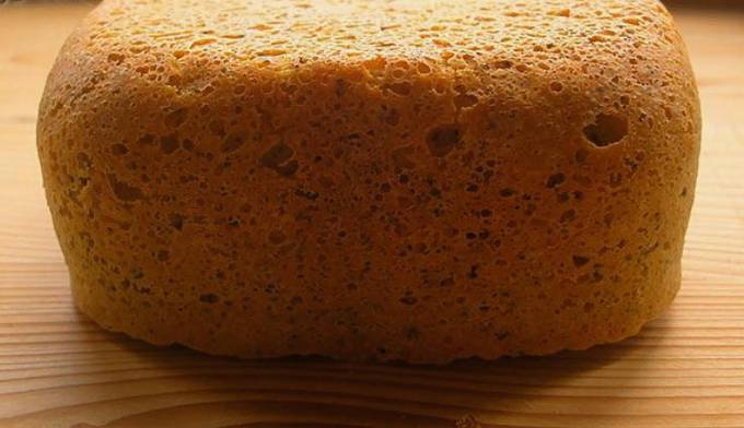 Хлеб из кукурузной муки в хлебопечке Мулинекс