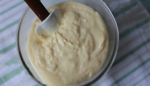 Заварной крем на молоке с маслом для медовика