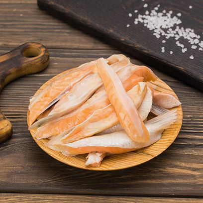 Рецепт приготовления солёных брюшек сёмги: