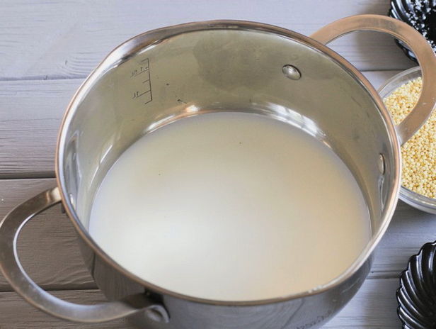 Пшеничная каша на 1 литр молока