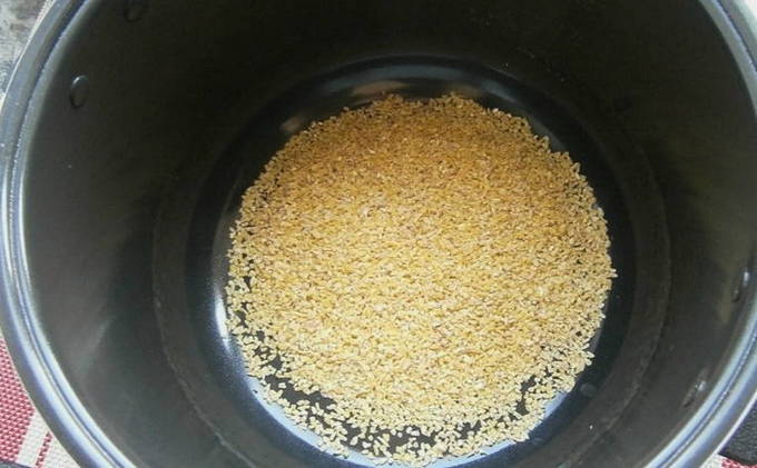 Пшеничная каша на воде в мультиварке Поларис