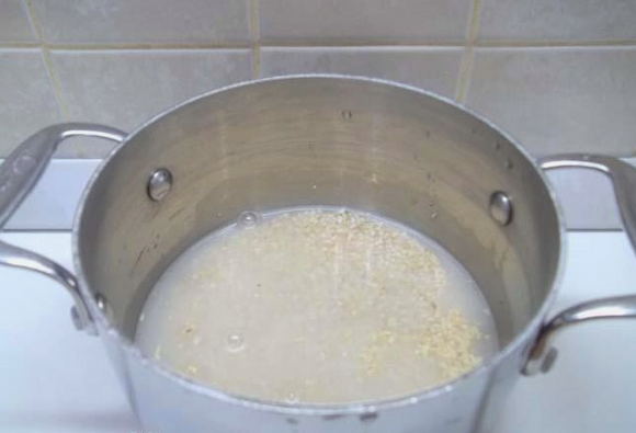 Ячневая каша с тыквой на молоке