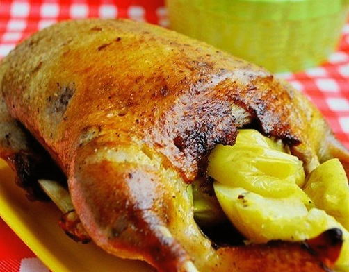 Как приготовить Запеченная утка в духовке с медом и горчицей рецепт пошагово