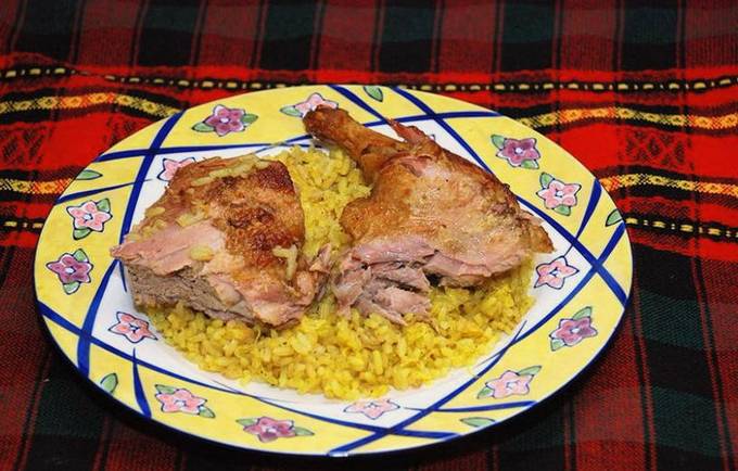 Утка с рисом и черносливом в духовке - рецепт сочной и мягкой утки с пошаговыми фото