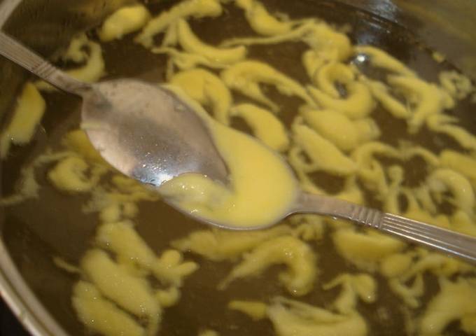 Куриный суп с клецками без картошки