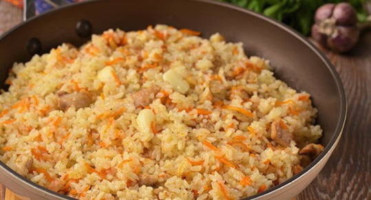 Рецепт приготовления плова с курицей и морковью