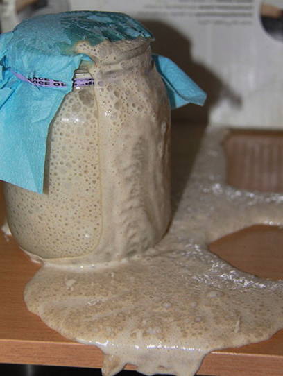 Закваска без дрожжей для пшеничного хлеба в домашних условиях