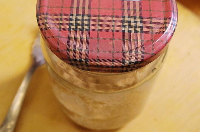 Бездрожжевая закваска для хлеба из пшеничной муки