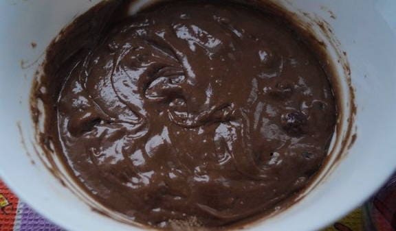 Шоколадный кекс на кефире в мультиварке
