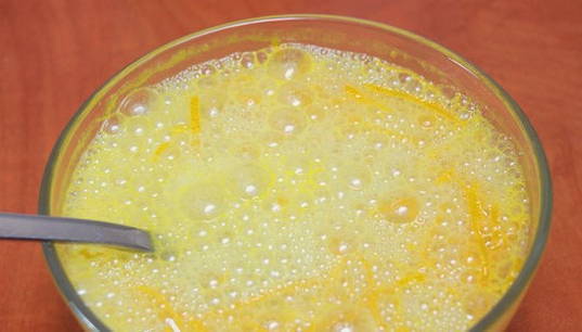 Постный кекс на апельсиновом соке