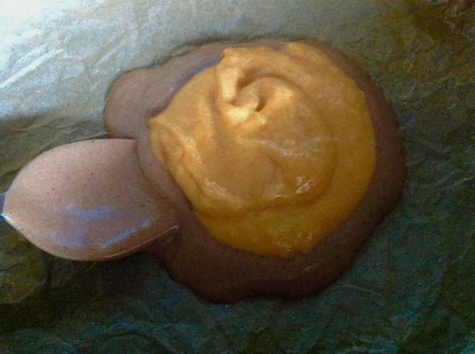 Тыквенно-шоколадный кекс 