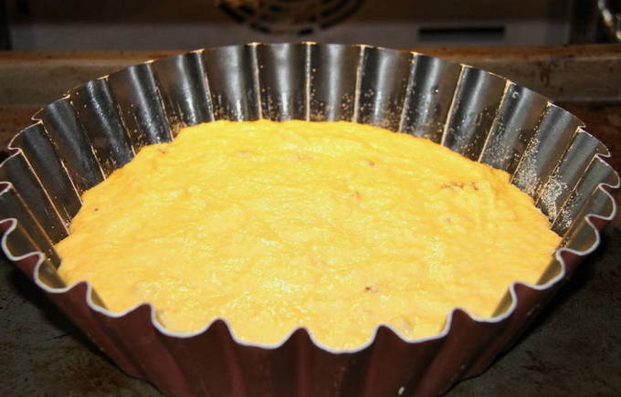 Тыквенный кекс на кефире в духовке