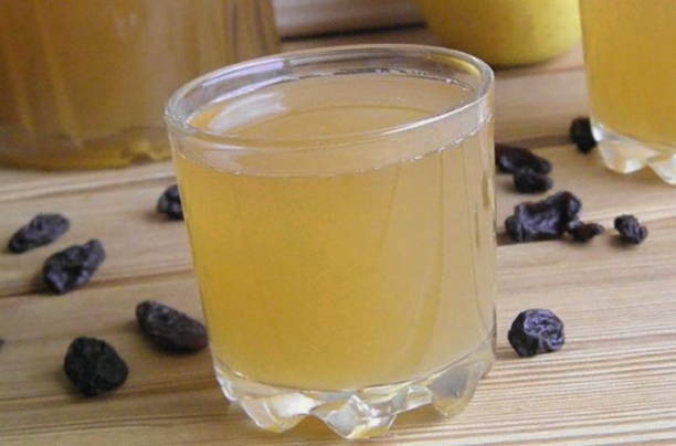 Квас из березового сока с апельсином и лимоном