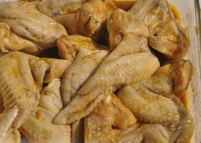 Куриные крылышки с медом на мангале