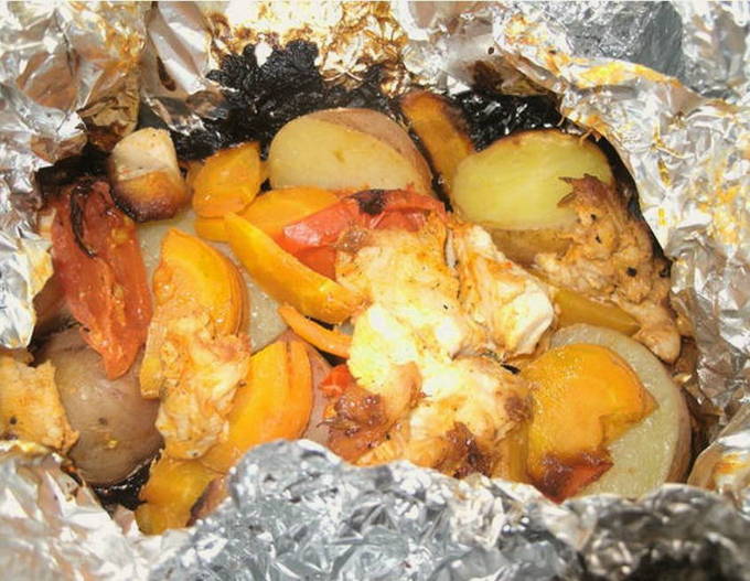 Бедро индейки в фольге в духовке запеченное рецепт фото пошагово и видео