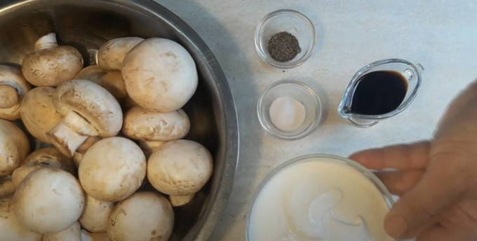 Как замариновать шампиньоны в майонезе и соевом соусе для мангала