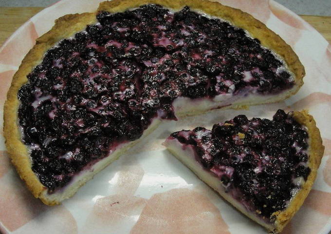 Цветаевский пирог с черникой