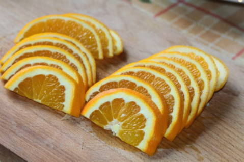 Компот из персиков с апельсинами на зиму