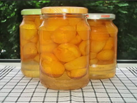Компот из персиков с лимонной кислотой на зиму