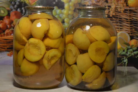 Компот из персиков без стерилизации на 3-х литровую банку на зиму