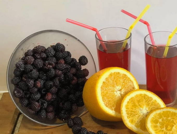 Компот из черного винограда с апельсином на зиму - простой рецепт с пошаговыми фото