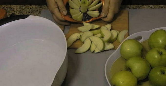 Яблочное варенье дольками с лимонной кислотой