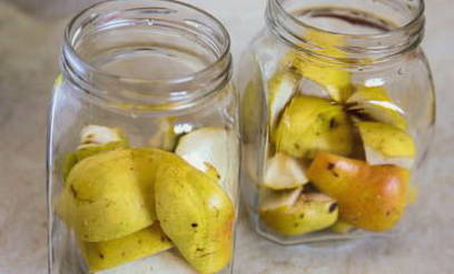 Компот из яблок и груш с лимоном на зиму
