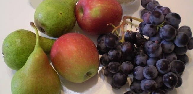 Компот из груши, яблок и винограда на зиму на 3-х литровую банку