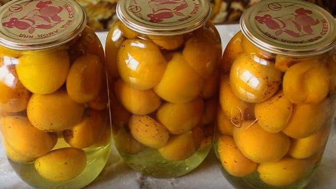Абрикосы в сиропе с лимоном на зиму