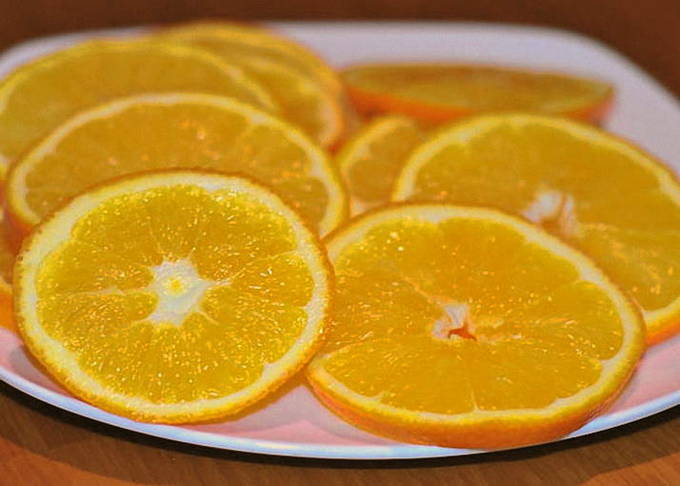 Компот из брусники с апельсином на зиму