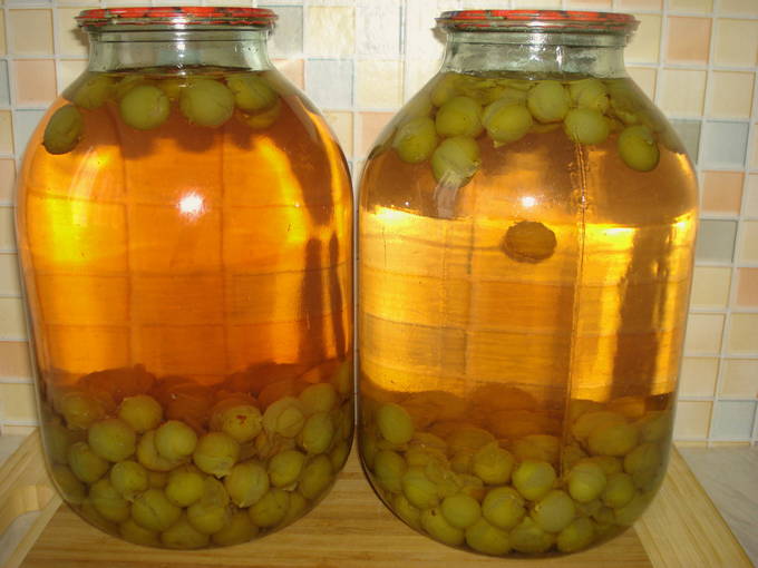 Компот из винограда с лимонной кислотой на 3-литровую банку на зиму