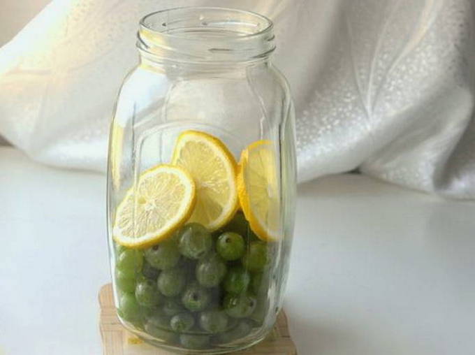 Компот из винограда с лимоном на 3-литровую банку на зиму