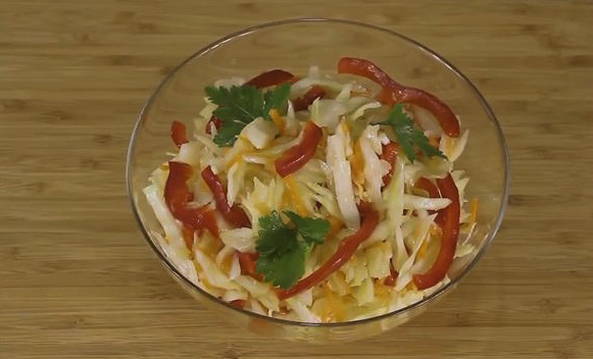 Как приготовить Маринованная капуста по корейски быстрого приготовления рецепт пошагово