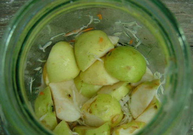 Квашеная капуста с яблоками антоновка на зиму