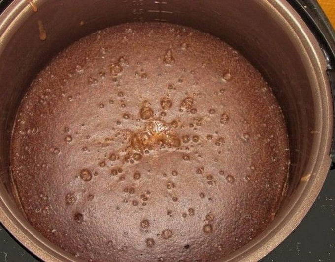 Шоколадно-творожный пирог в мультиварке