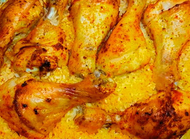 Курица с рисом и кукурузой - 7 пошаговых фото в рецепте