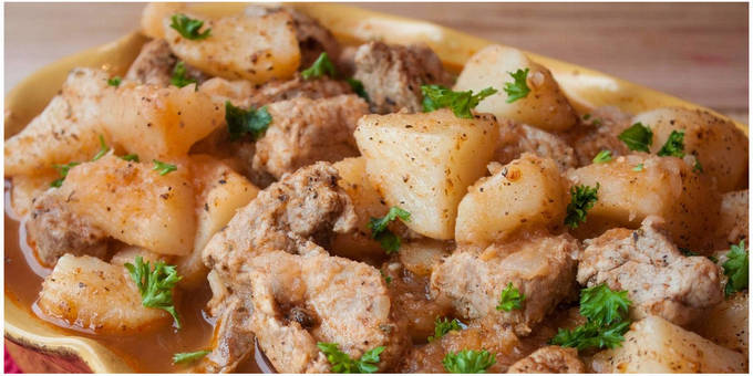 20 отличных рецептов жаркого из свинины с картошкой