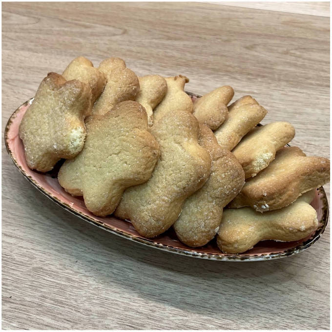 Домашнее песочное печенье на сливочном масле
