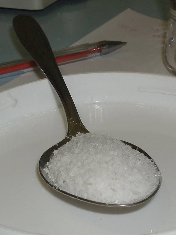 Сколько грамм в ложке соли сахар