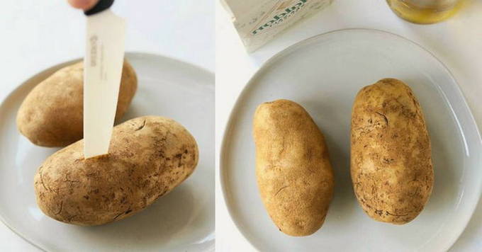 Печеная картошка в мундире в духовке