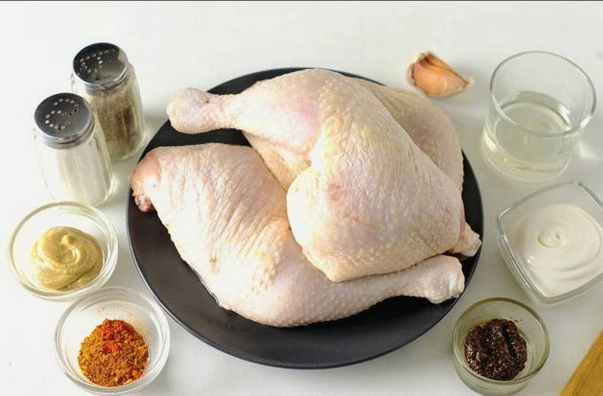 Маринад для курицы с корочкой в духовке