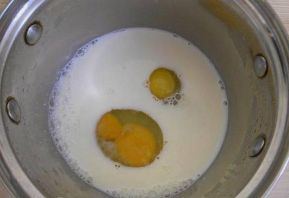 Лапшевник с яйцом и молоком в духовке