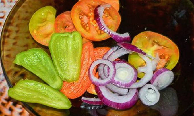 Минтай с овощами в фольге в духовке