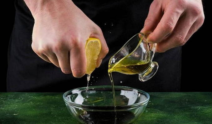 Лимонная заправка для греческого салата