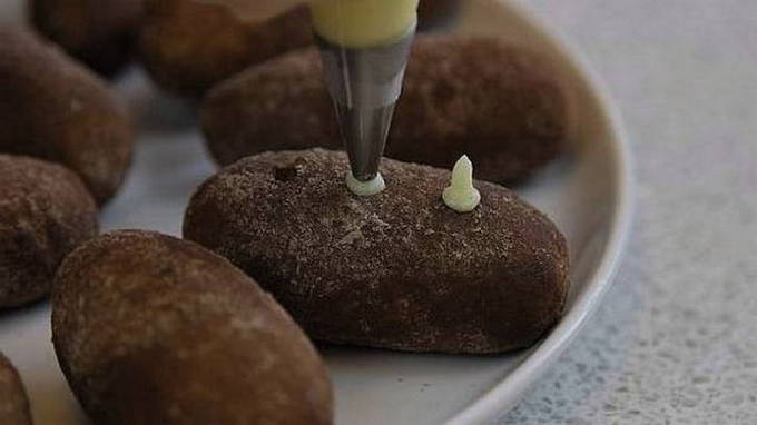 Пирожное «Картошка» из сухарей