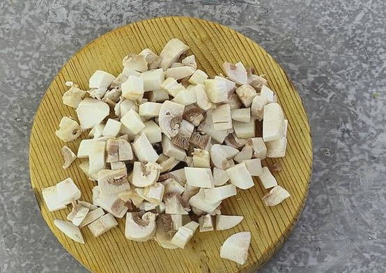 Тарталетки с сыром и грибами в духовке