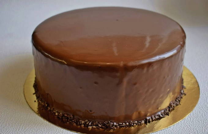 Шоколадная глазурь для украшения торта