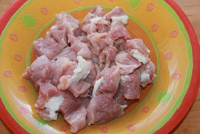 Жаркое из свинины с картошкой в казане